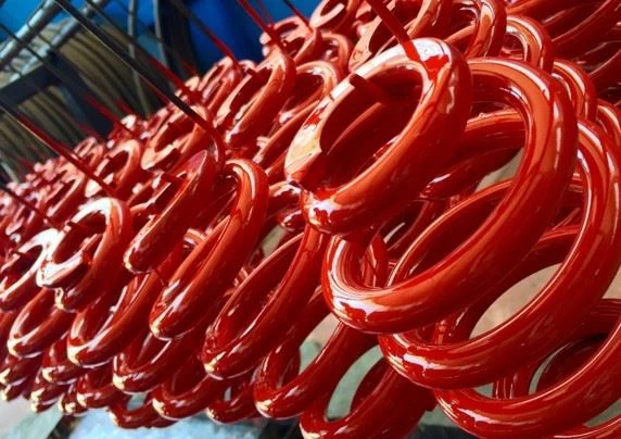 Hot Coil Compression Springs in Round Wire From 21 mm Up To 32.0 mm